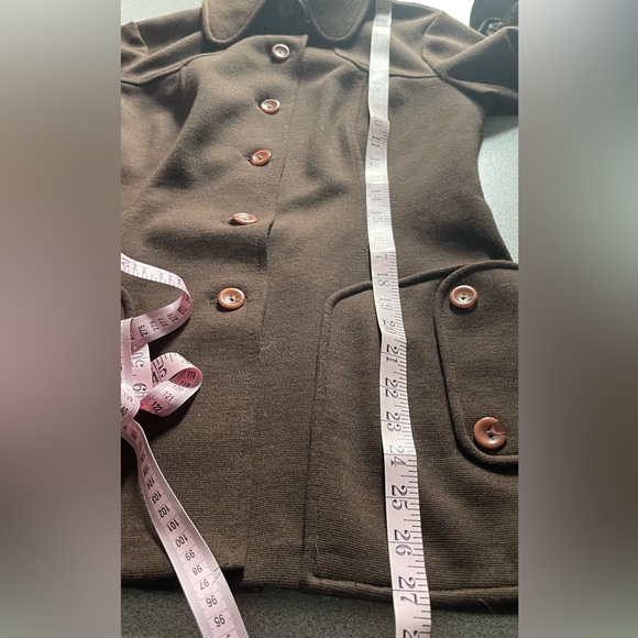 Vintage Lee Parker Wool Light Weight Brown Jacket - Picture 12 of 15